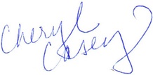 Cheryl Casey Signature
